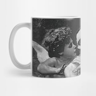 Evil skull among the little angels of Heaven Mug